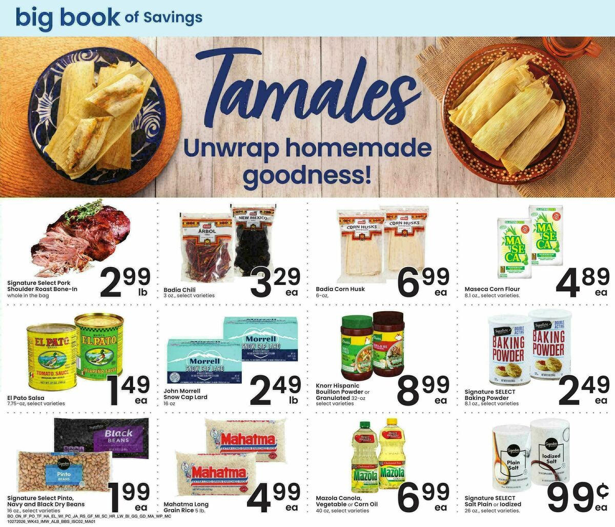 Albertsons Big Book of Savings Weekly Ad from October 27