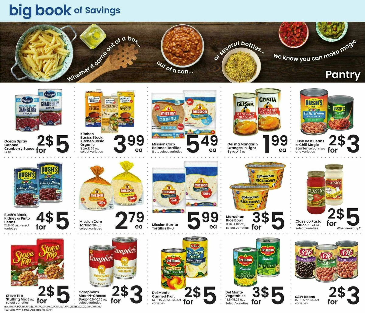 Albertsons Big Book of Savings Weekly Ad from October 27