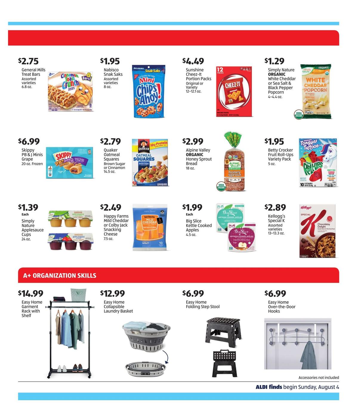 ALDI In Store Ad Weekly Ad from August 4