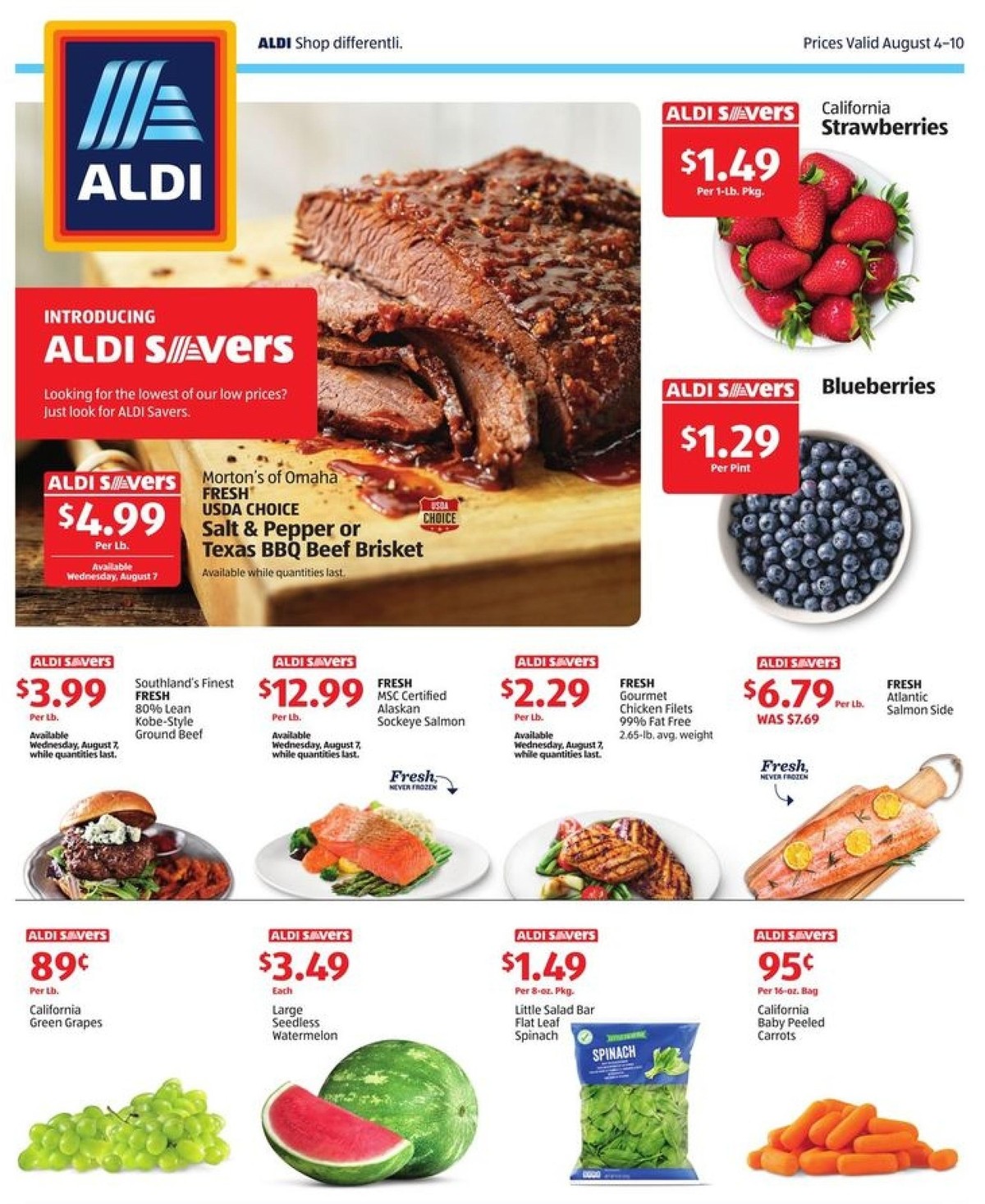 ALDI Weekly Ad from August 4