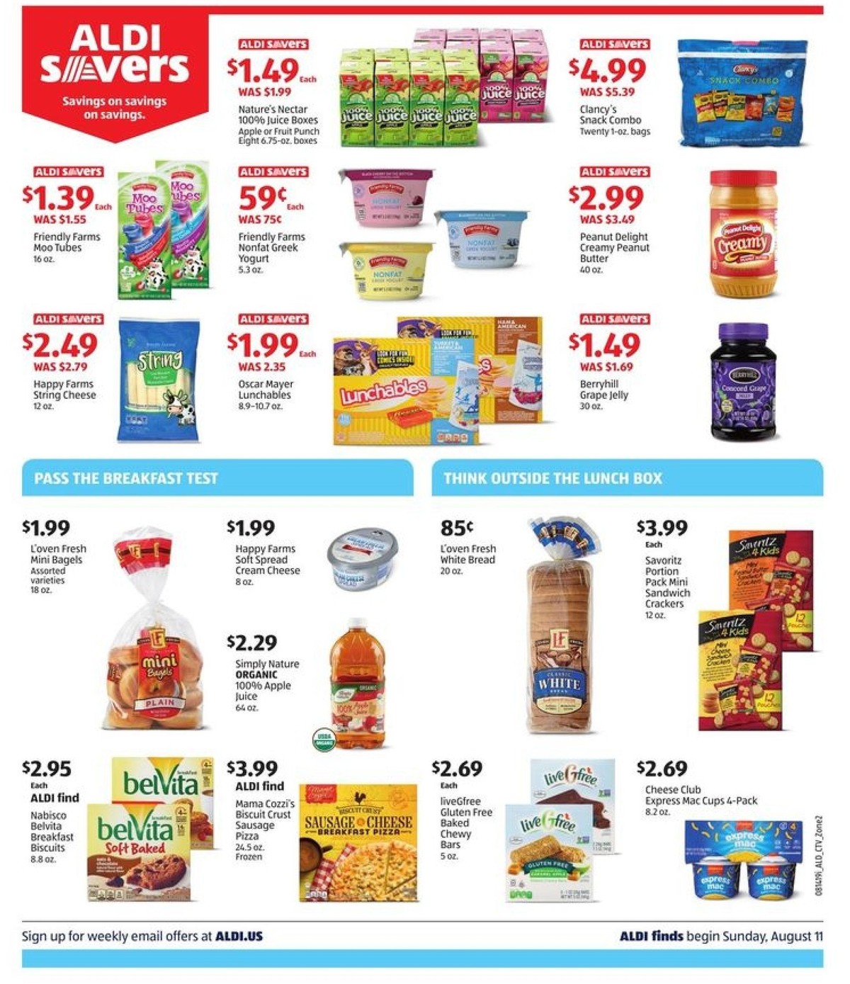 ALDI Weekly Ad from August 11