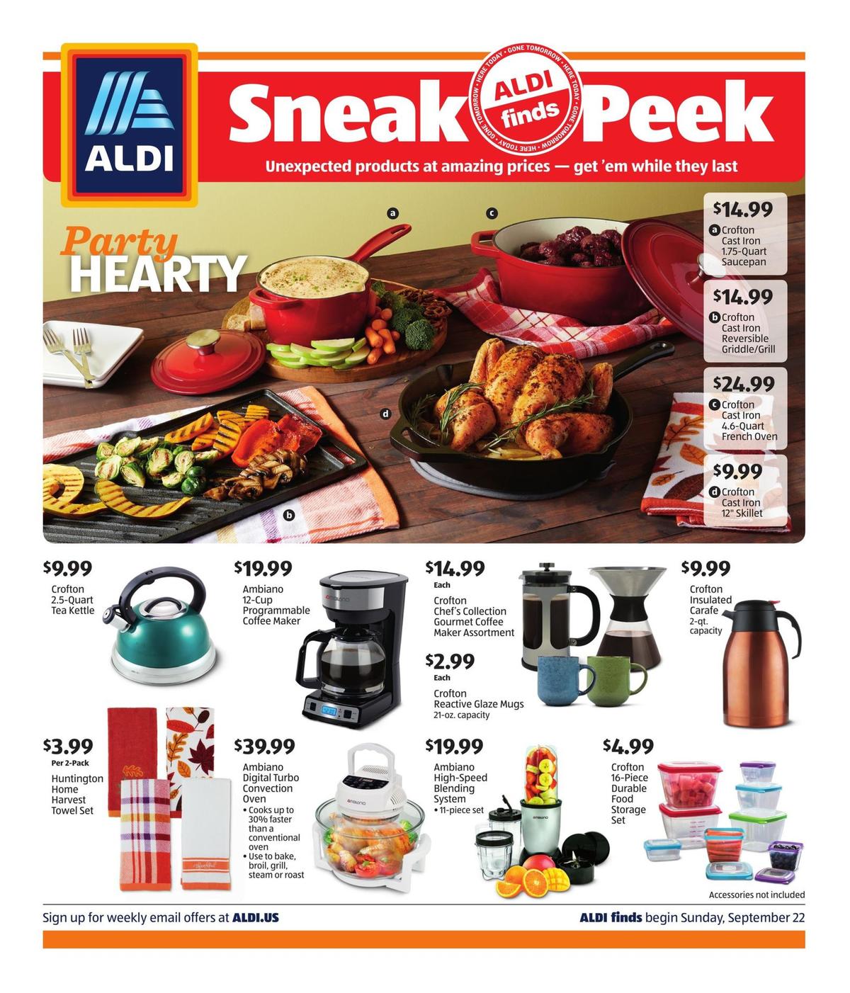 ALDI In Store Ad Weekly Ad from September 22