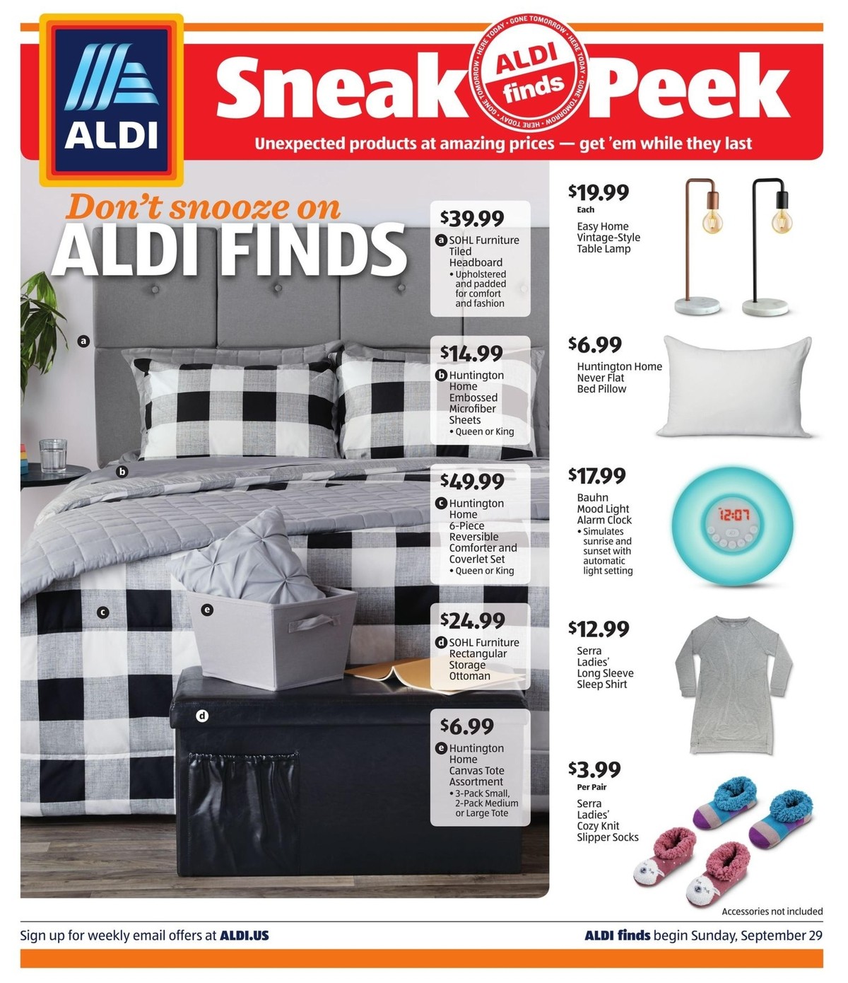 ALDI In Store Ad Weekly Ad from September 29