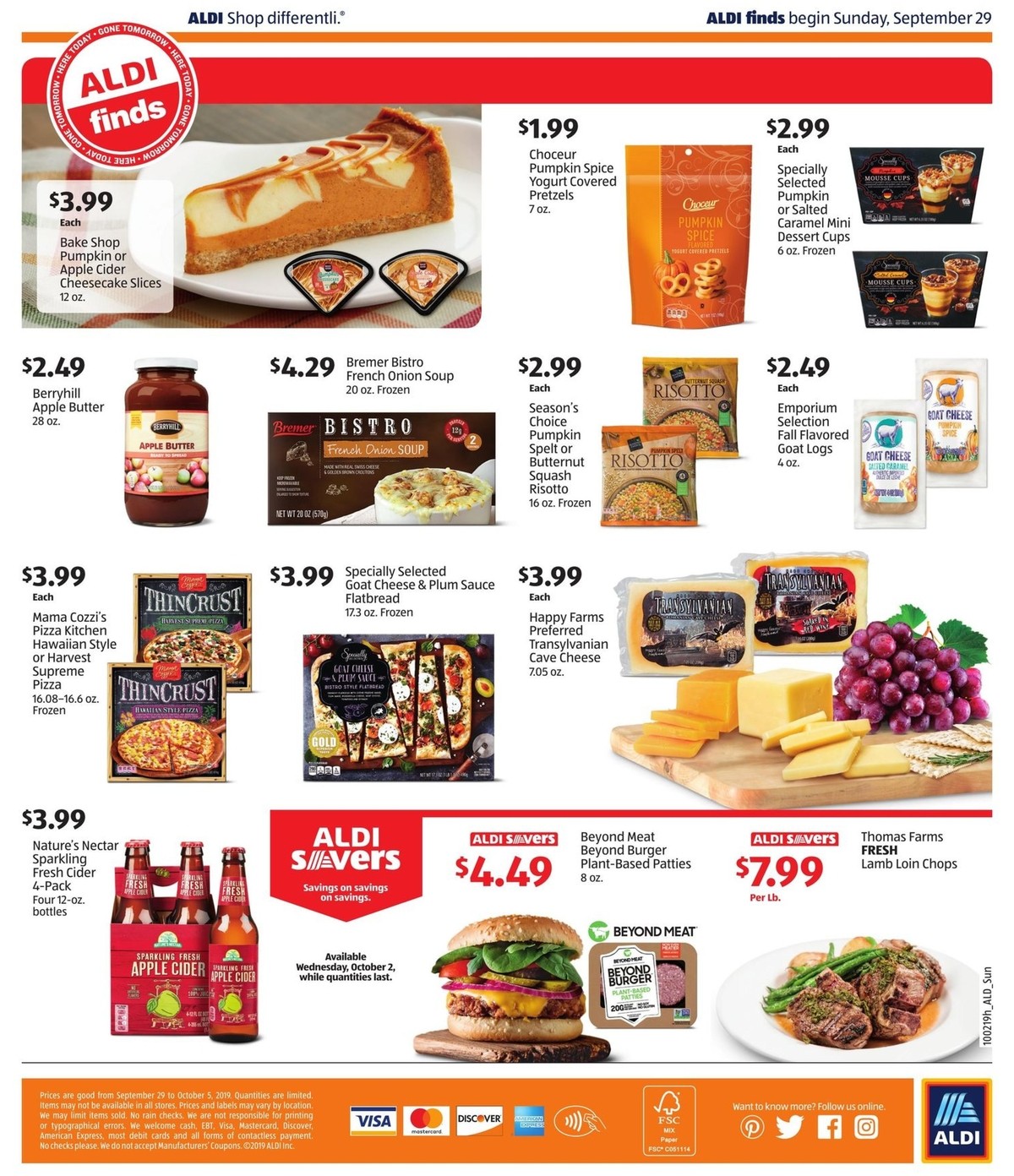 ALDI In Store Ad Weekly Ad from September 29