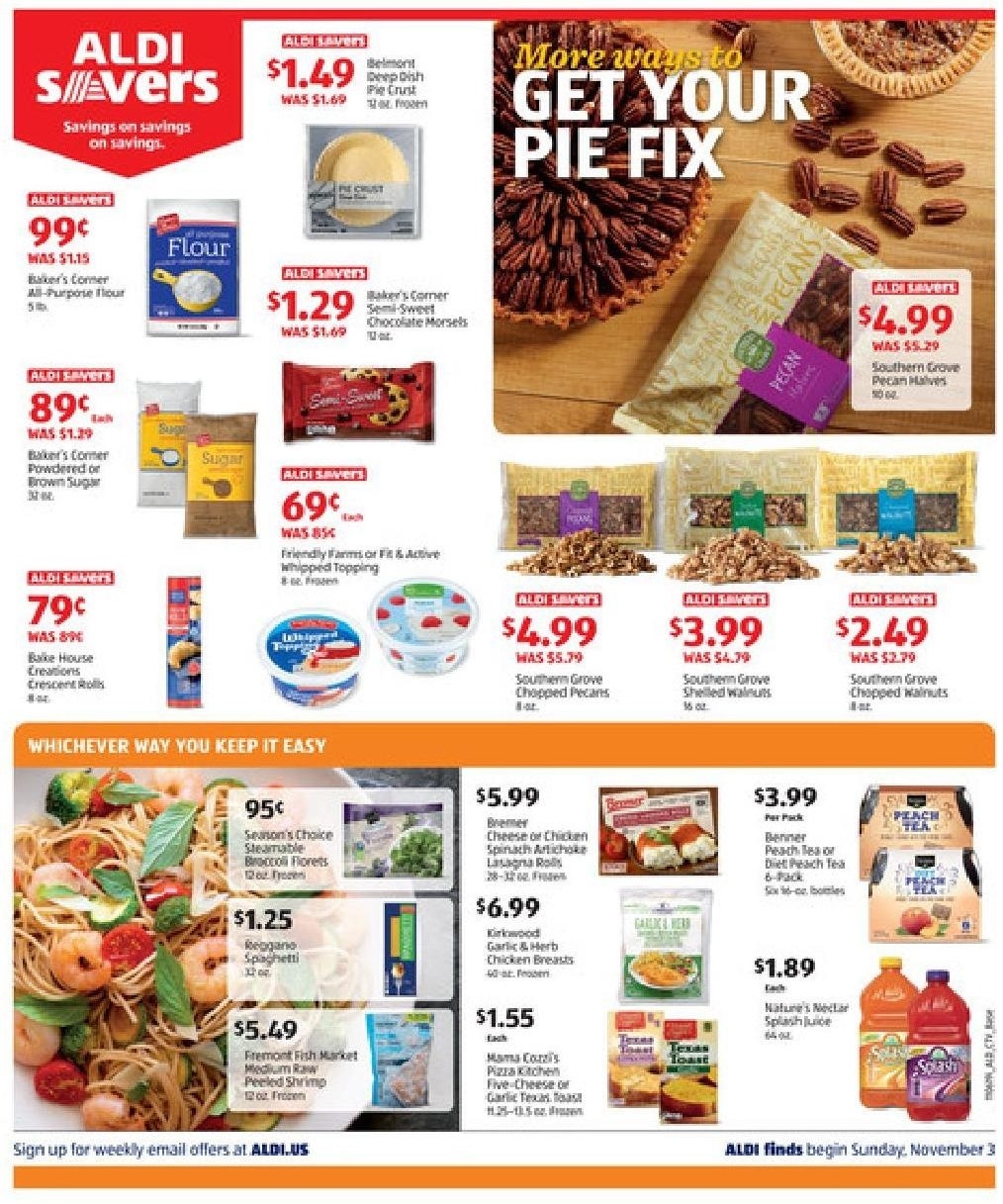 ALDI Weekly Ad from November 3