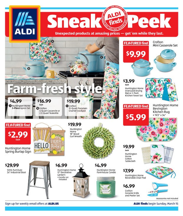 ALDI In Store Ad Weekly Ad from March 15