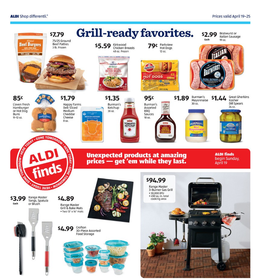 ALDI Weekly Ad from April 19