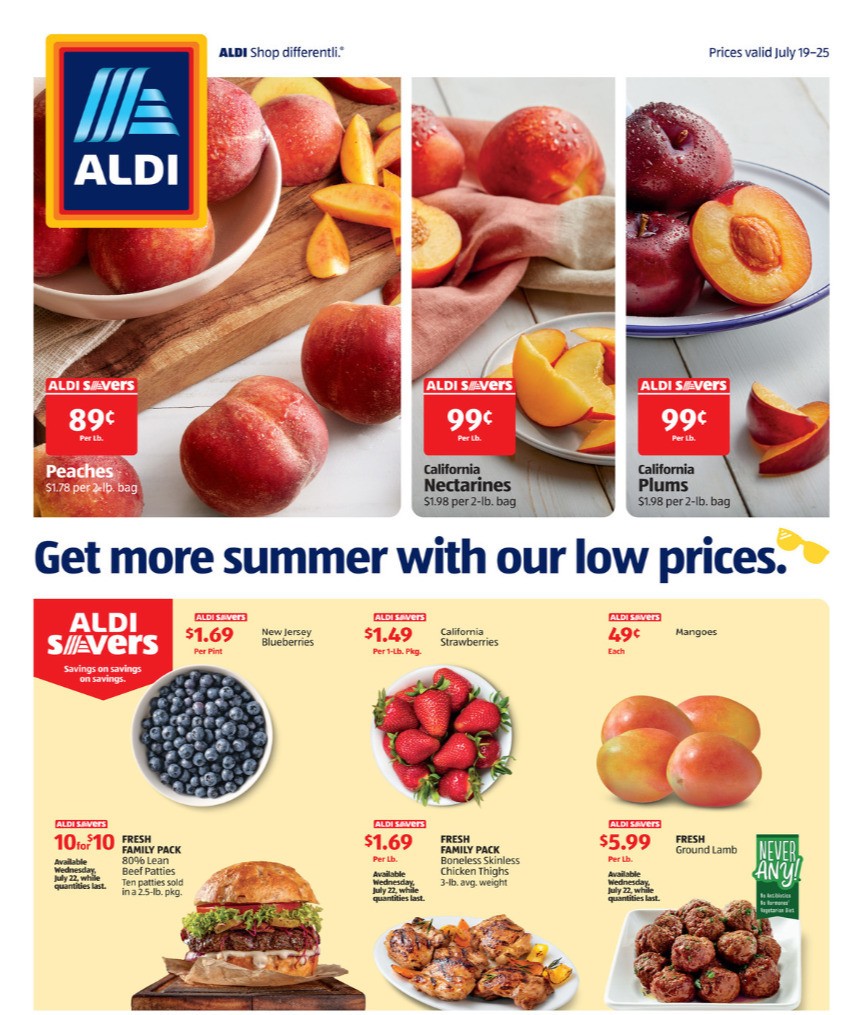 ALDI Weekly Ad from July 19