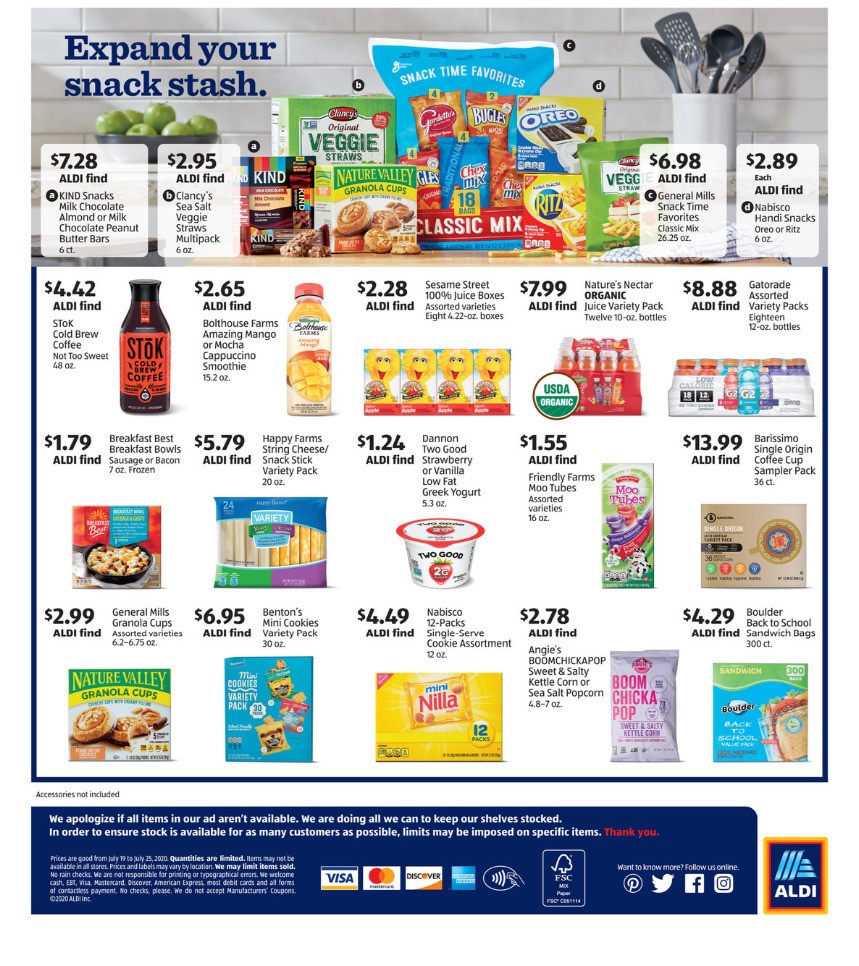 ALDI Weekly Ad from July 19