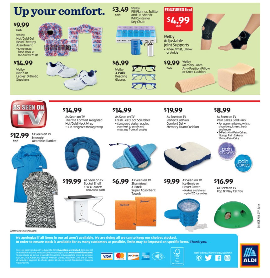 ALDI Weekly Ad from August 9