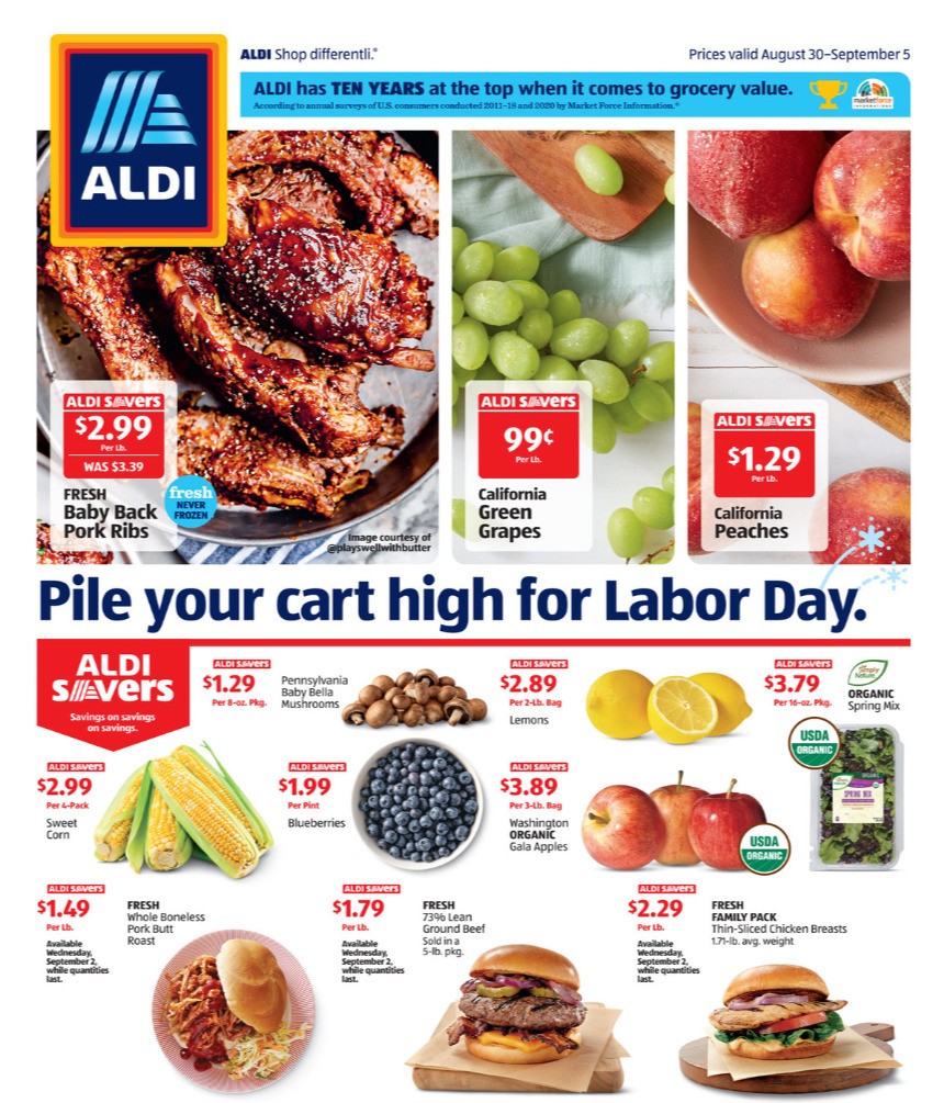 ALDI Weekly Ad from August 30