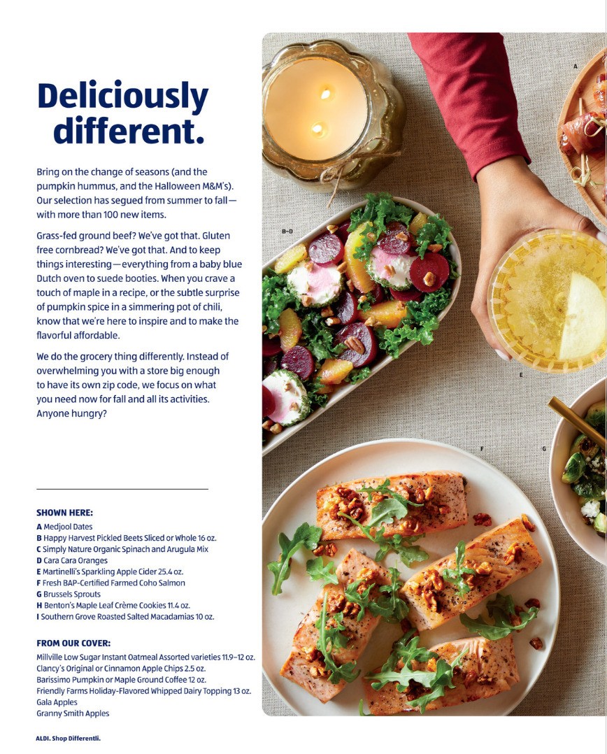 ALDI Fall Catalog Weekly Ad from September 13