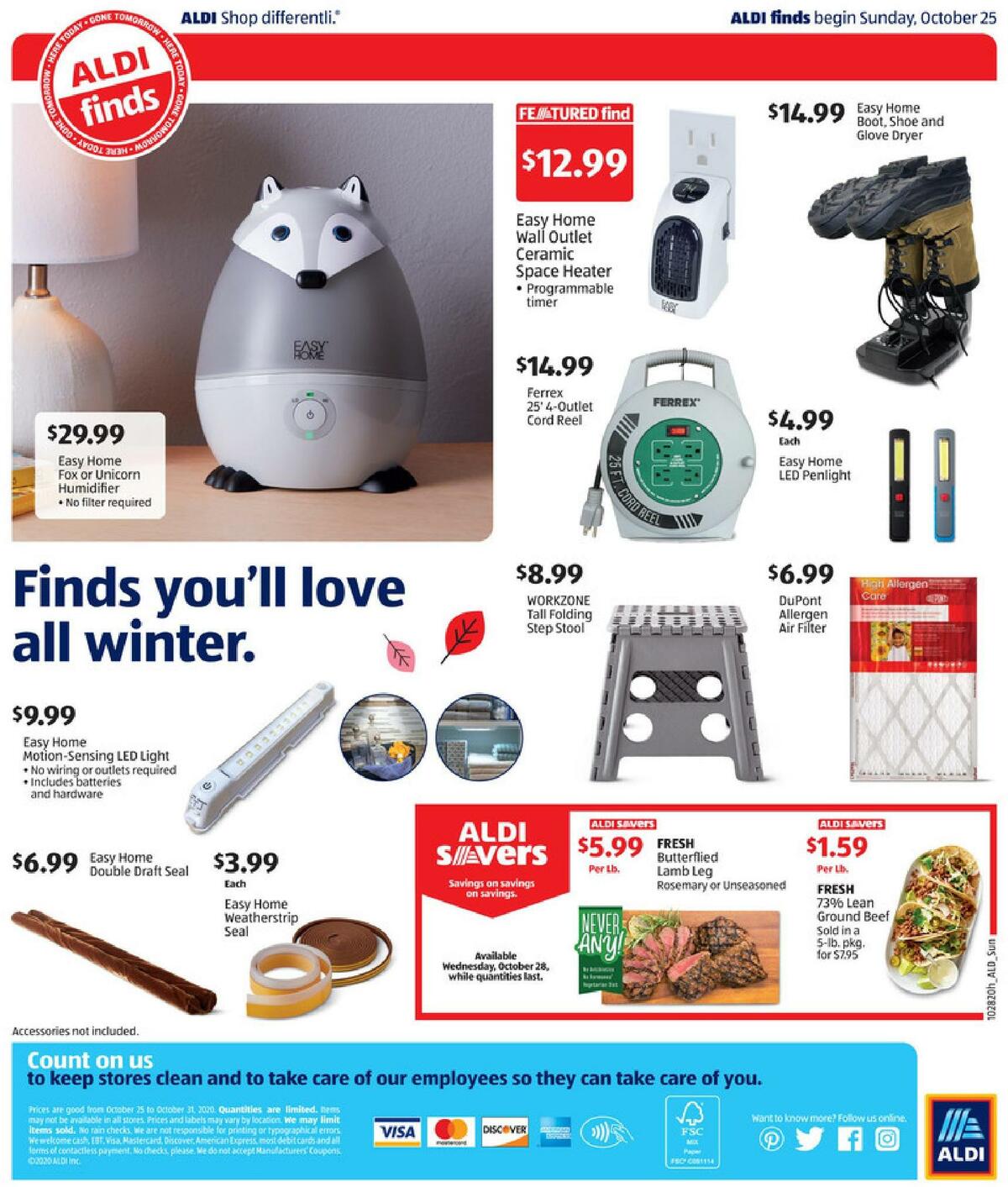 ALDI In Store Ad Weekly Ad from October 25