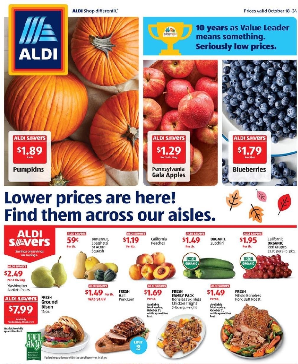 ALDI Weekly Ad from October 18