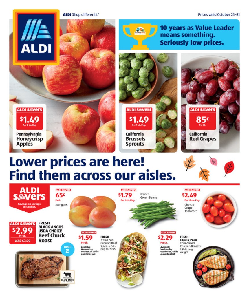 ALDI Weekly Ad from October 25