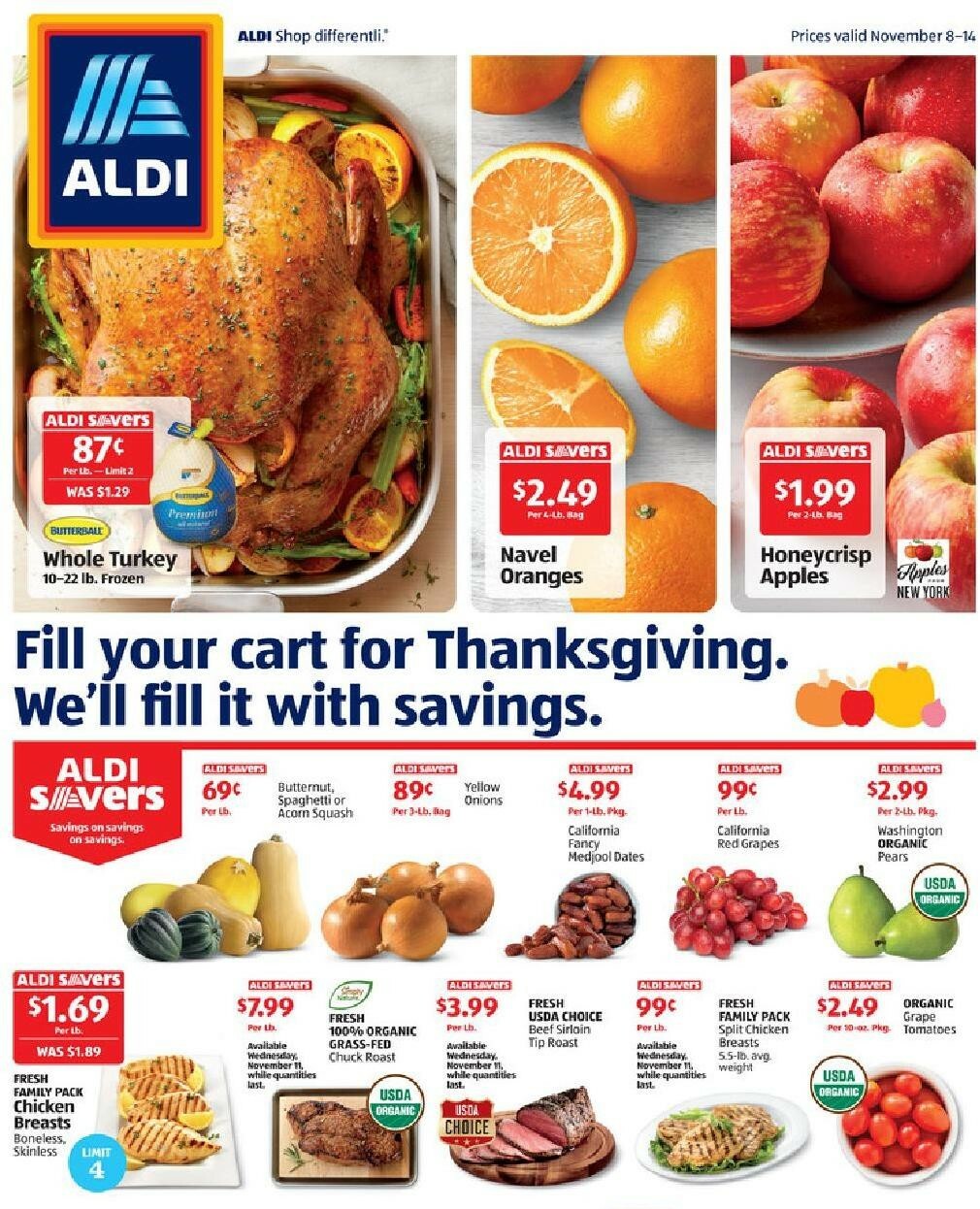 ALDI Weekly Ad from November 8