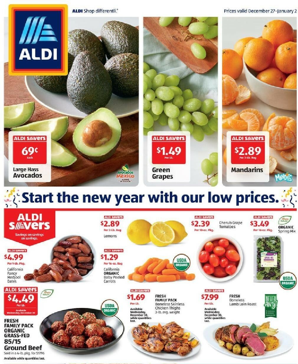 ALDI Weekly Ad from December 27
