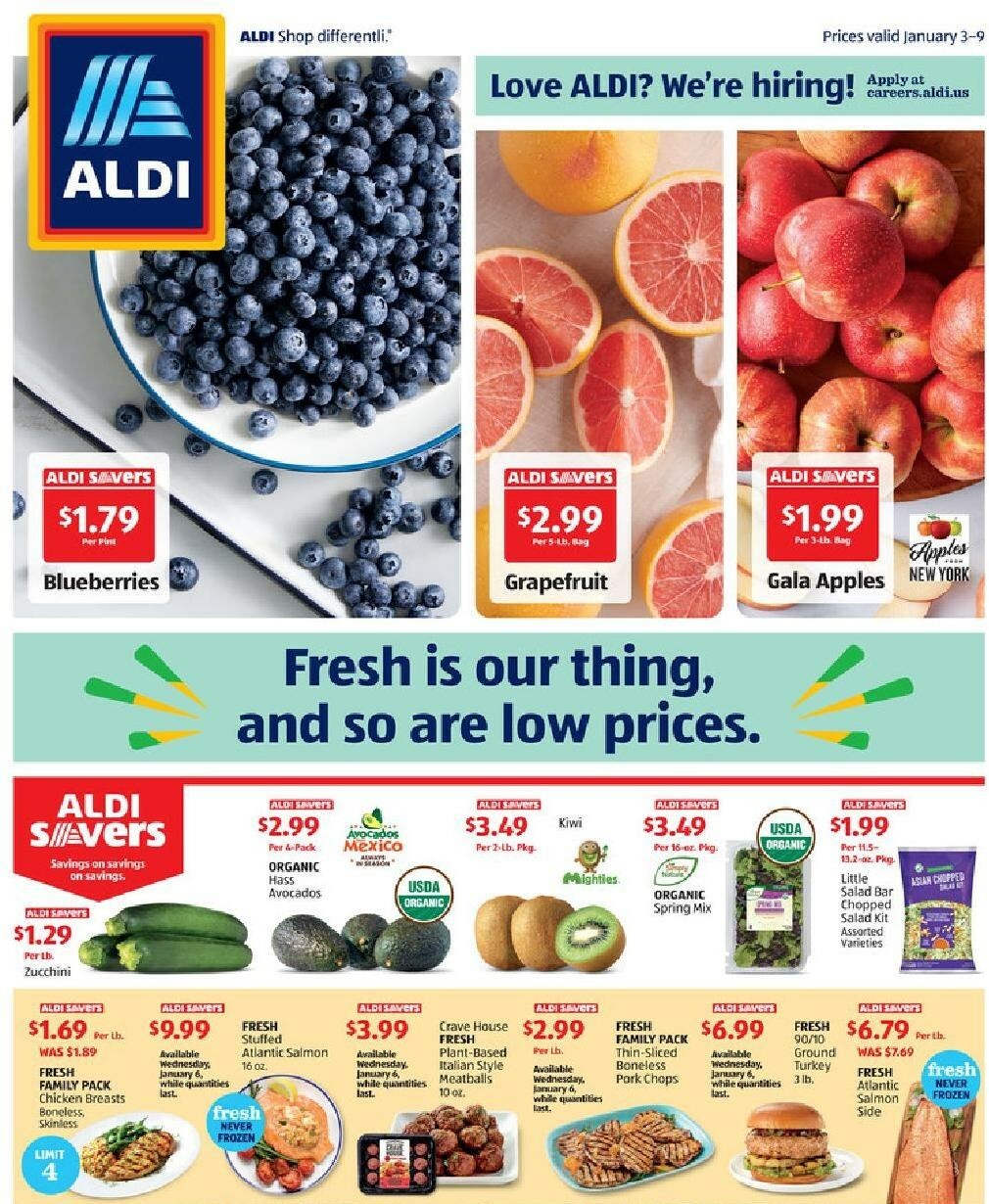 ALDI Weekly Ad from January 3