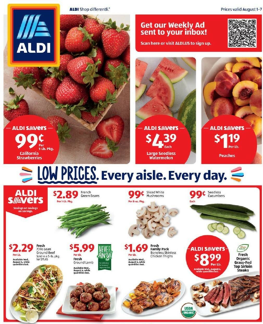 ALDI Weekly Ad from August 1