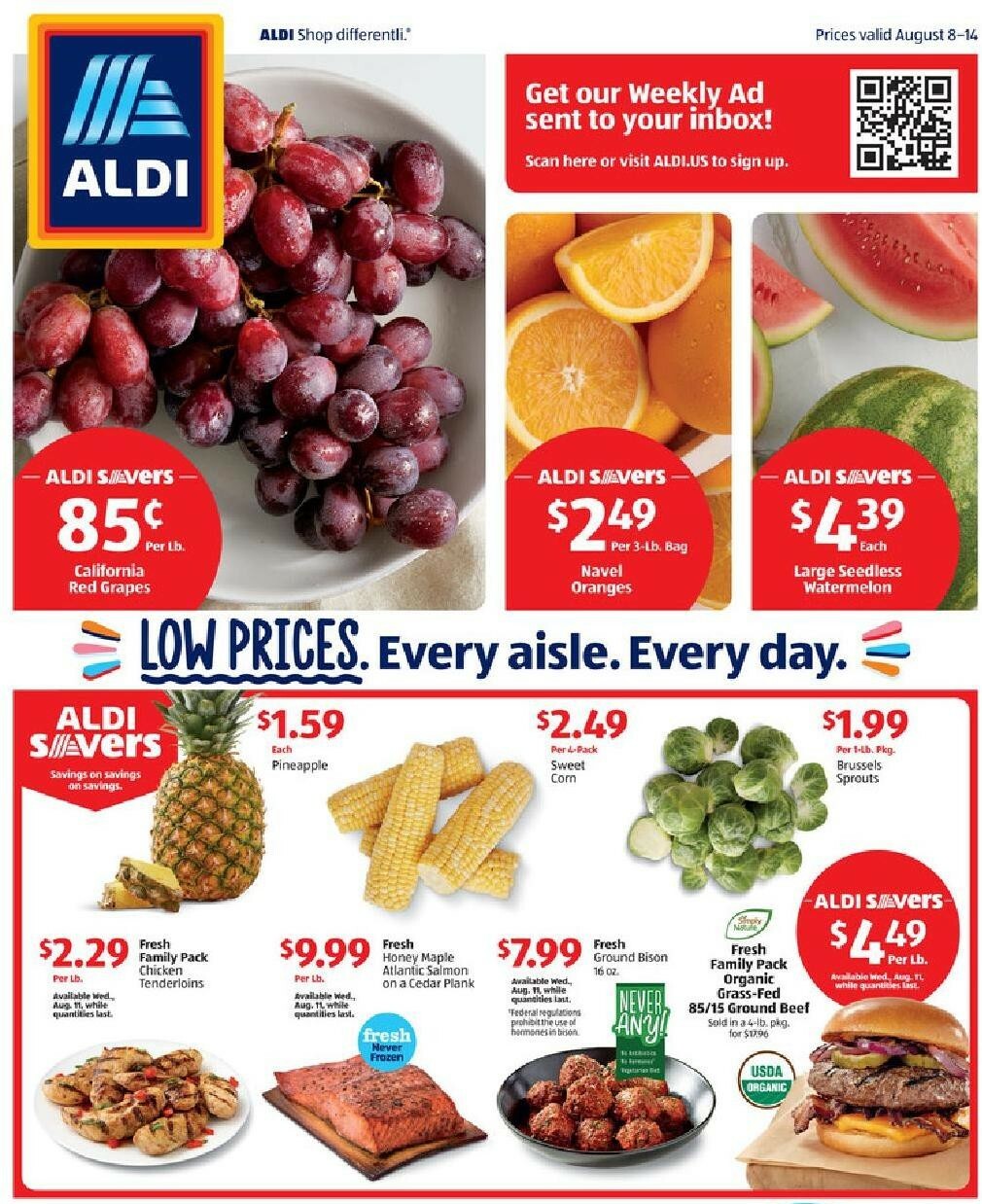 ALDI Weekly Ad from August 8