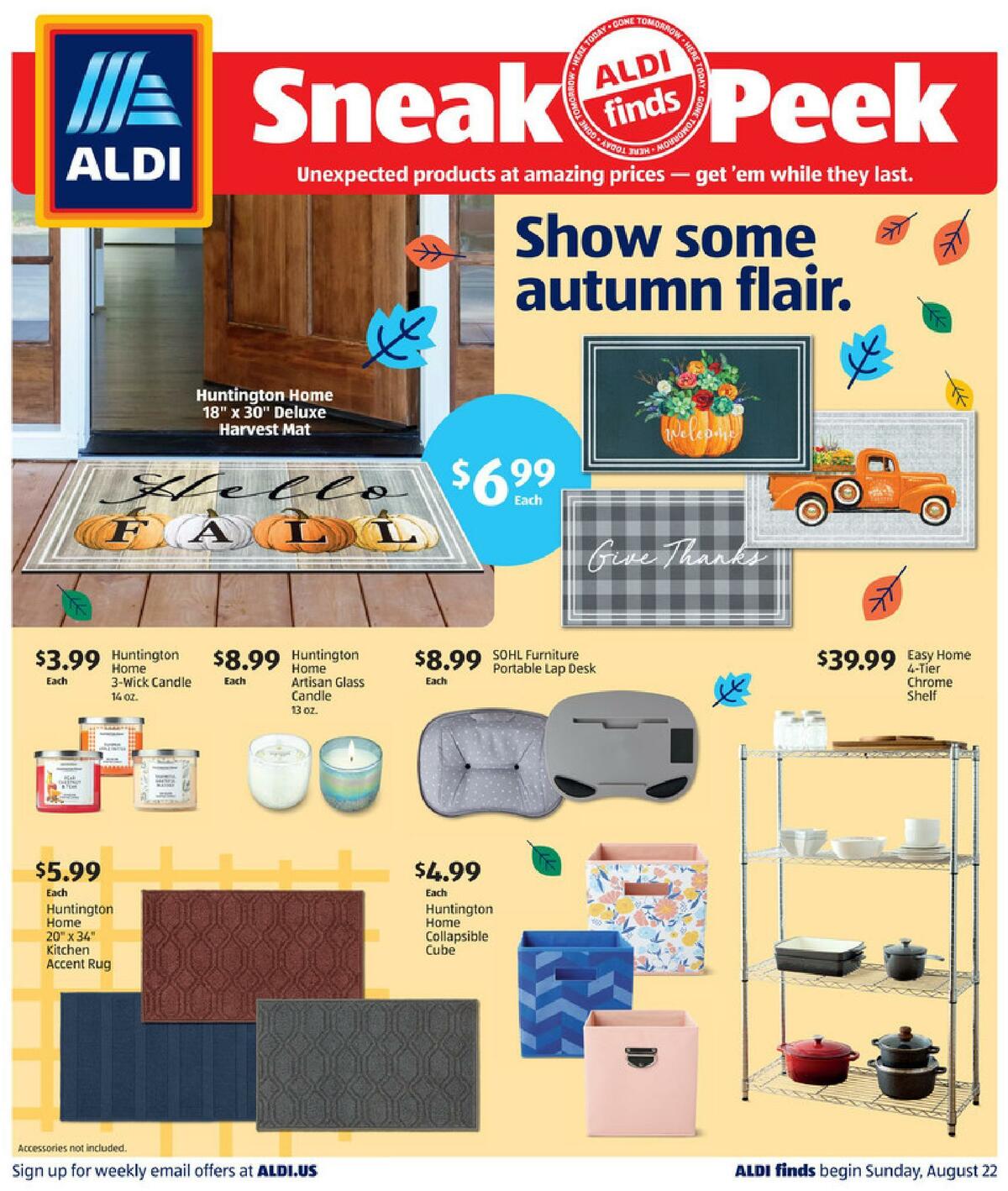 ALDI In Store Ad Weekly Ad from August 22