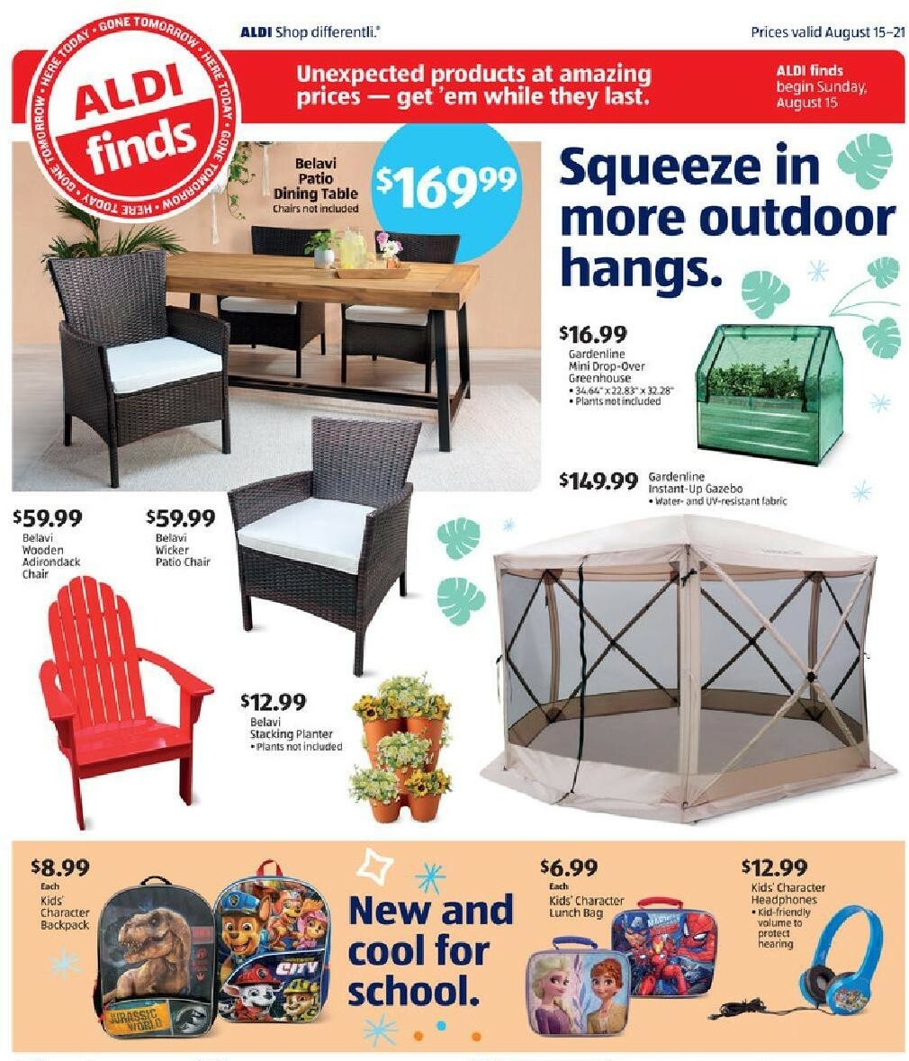 ALDI Weekly Ad from August 15