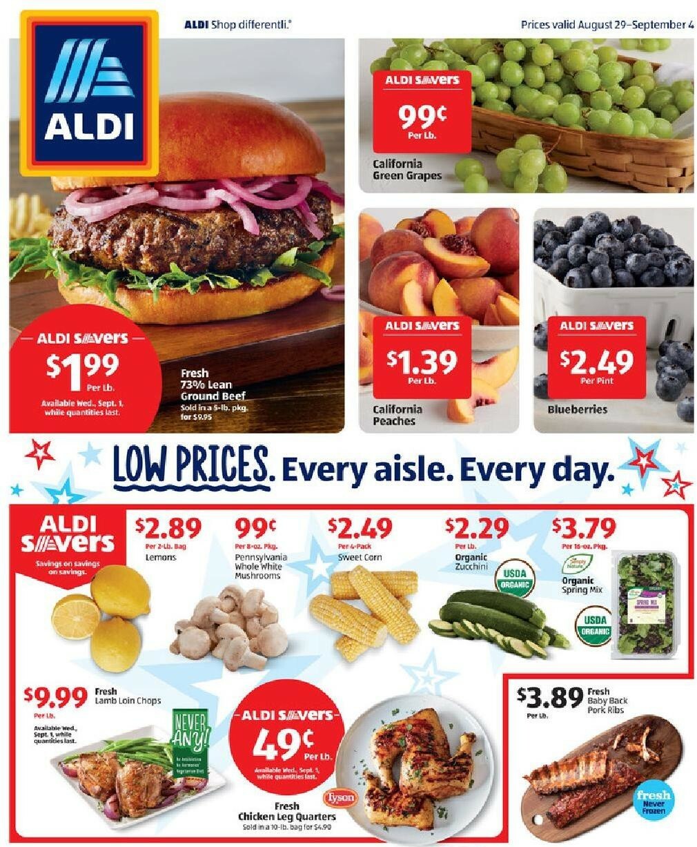 ALDI Weekly Ad from August 29