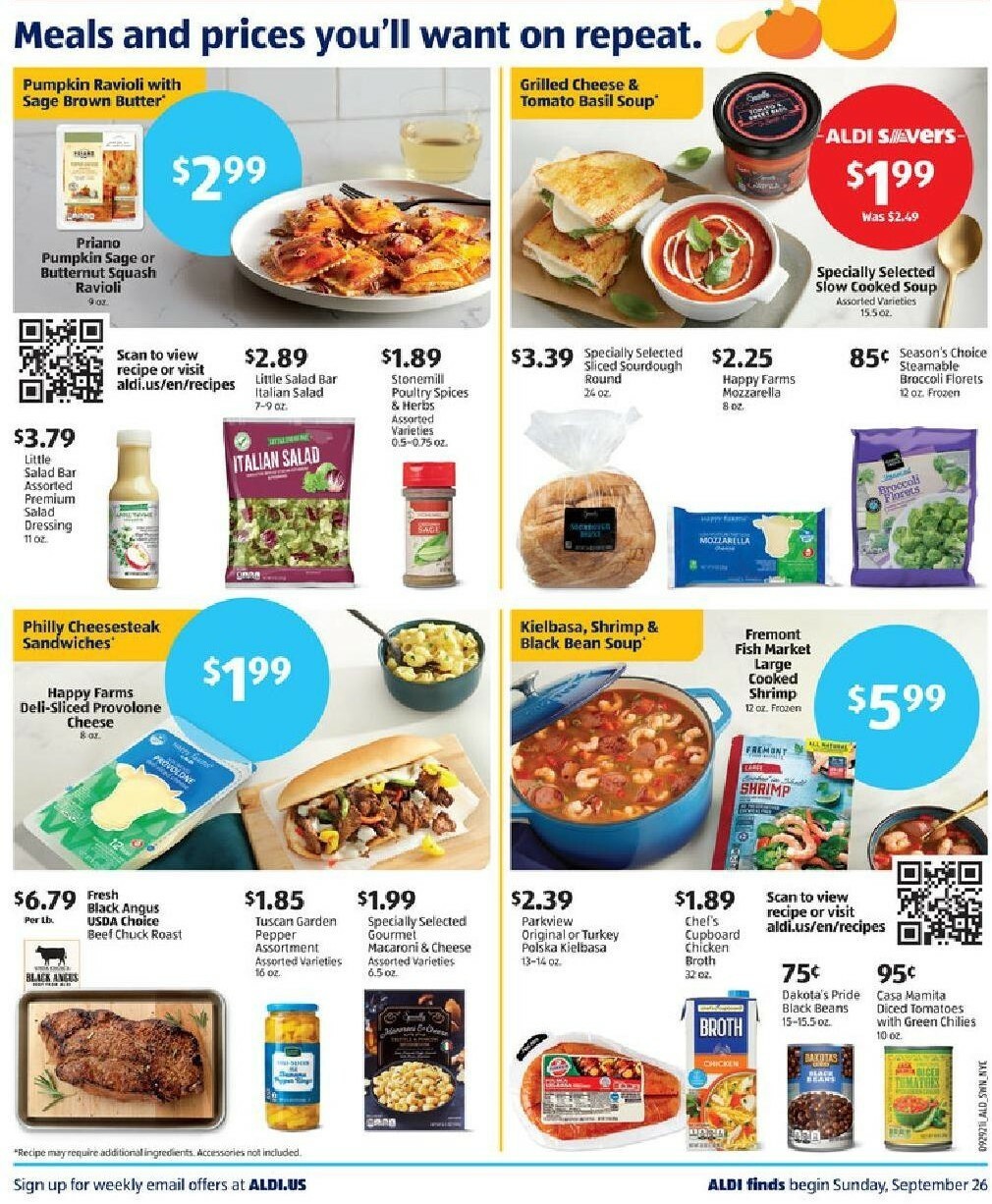 ALDI Weekly Ad from September 26