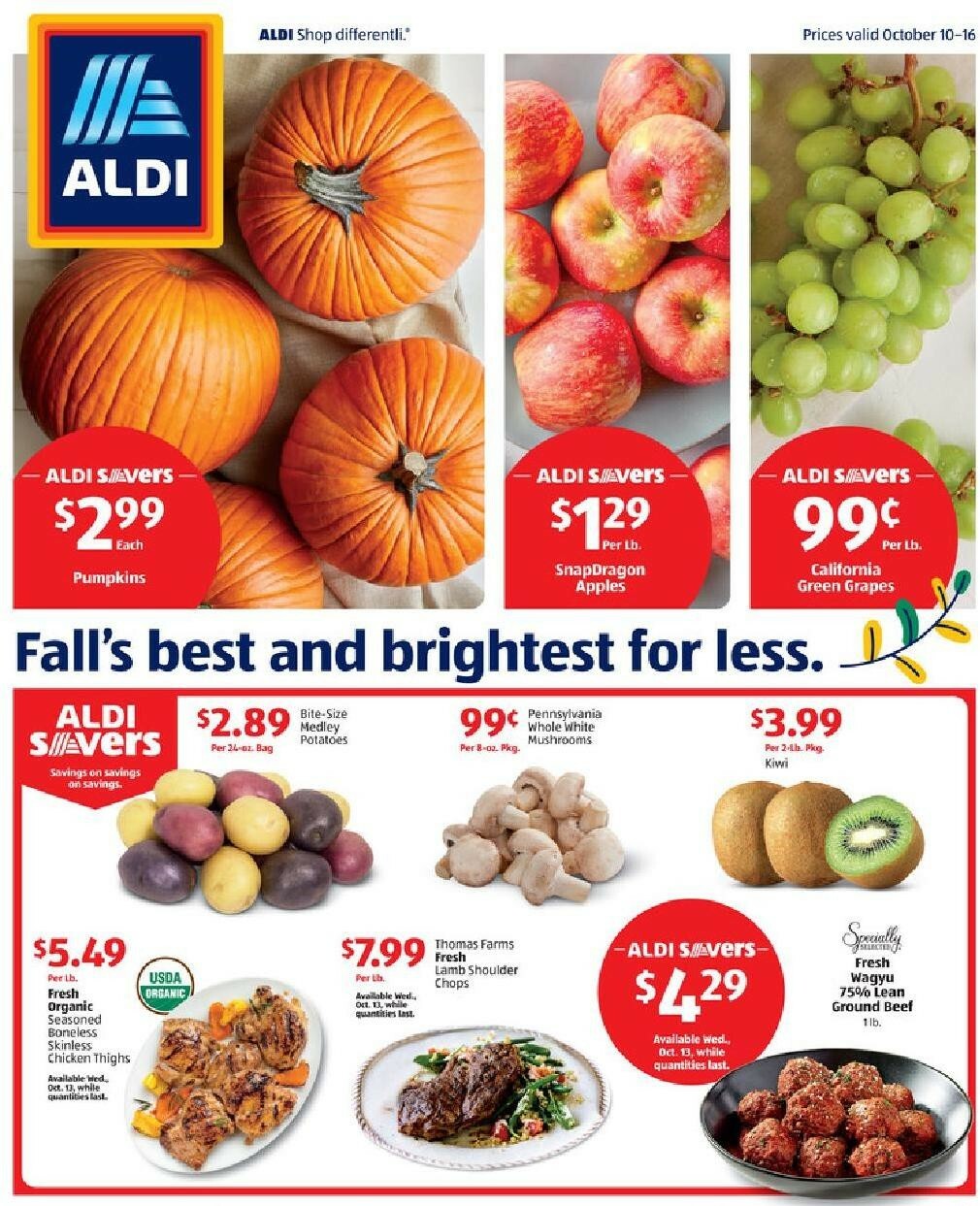 ALDI Weekly Ad from October 10