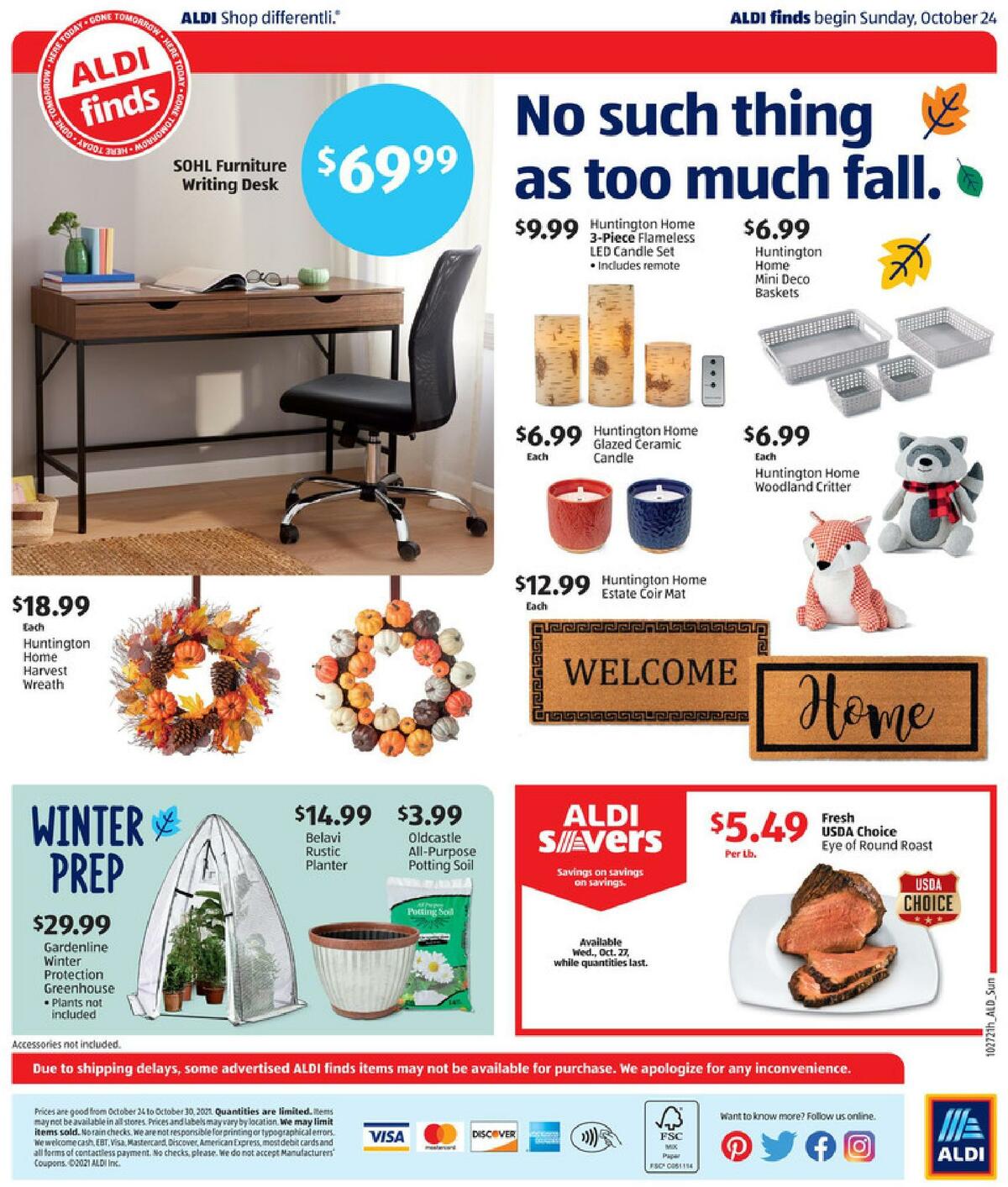 ALDI In Store Ad Weekly Ad from October 24