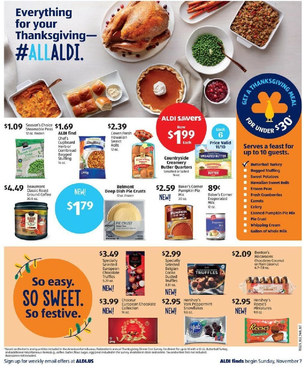 ALDI Weekly Ad from November 7