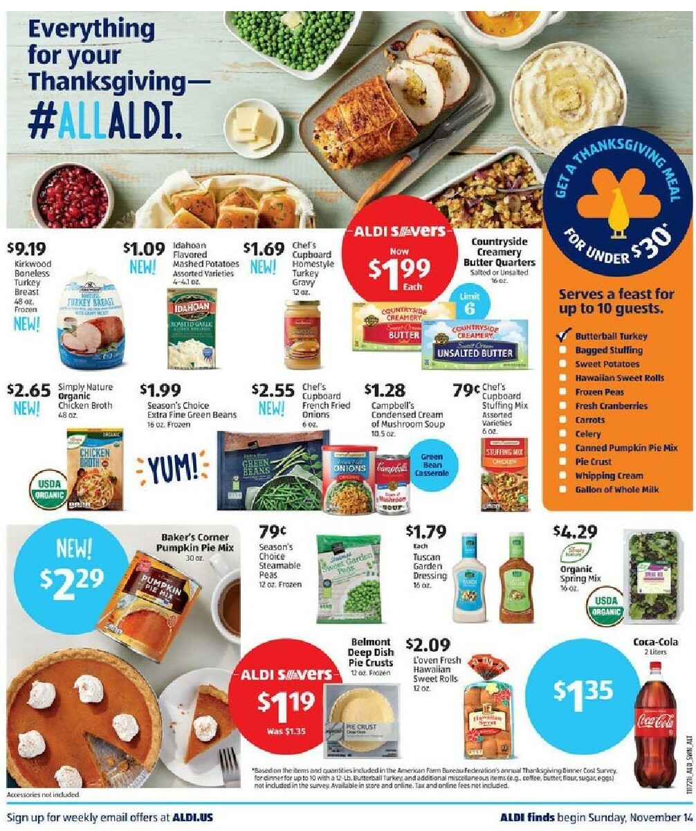 ALDI Weekly Ad from November 14