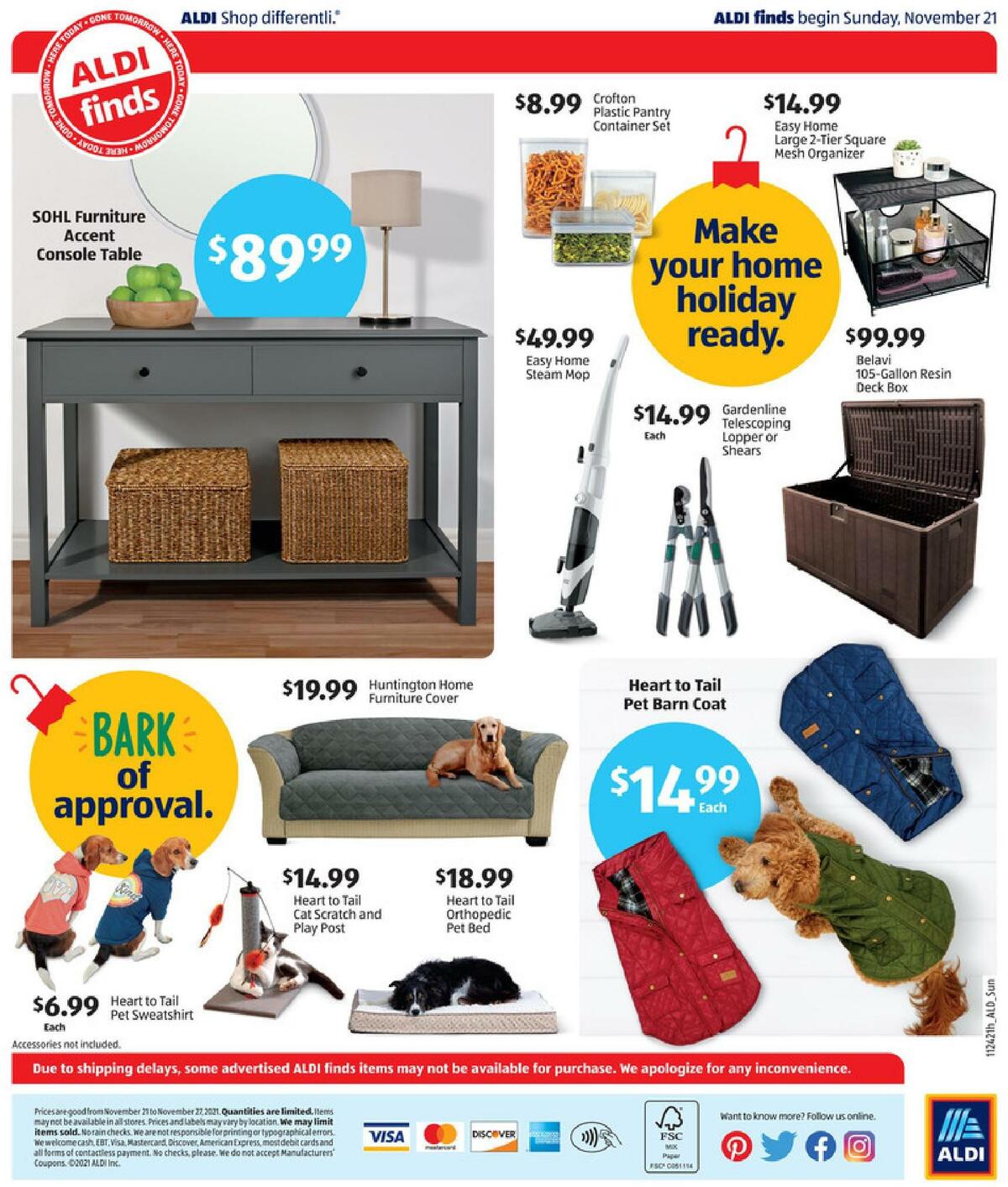 ALDI In Store Ad Weekly Ad from November 21