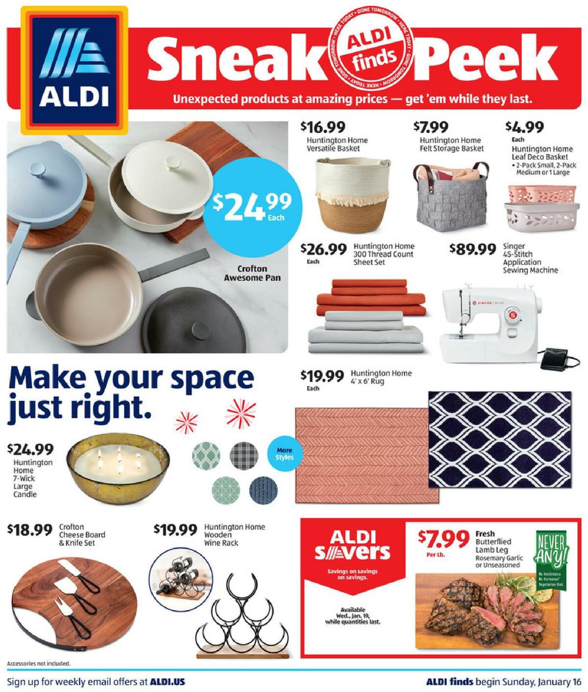 ALDI In Store Ad Weekly Ad from January 16