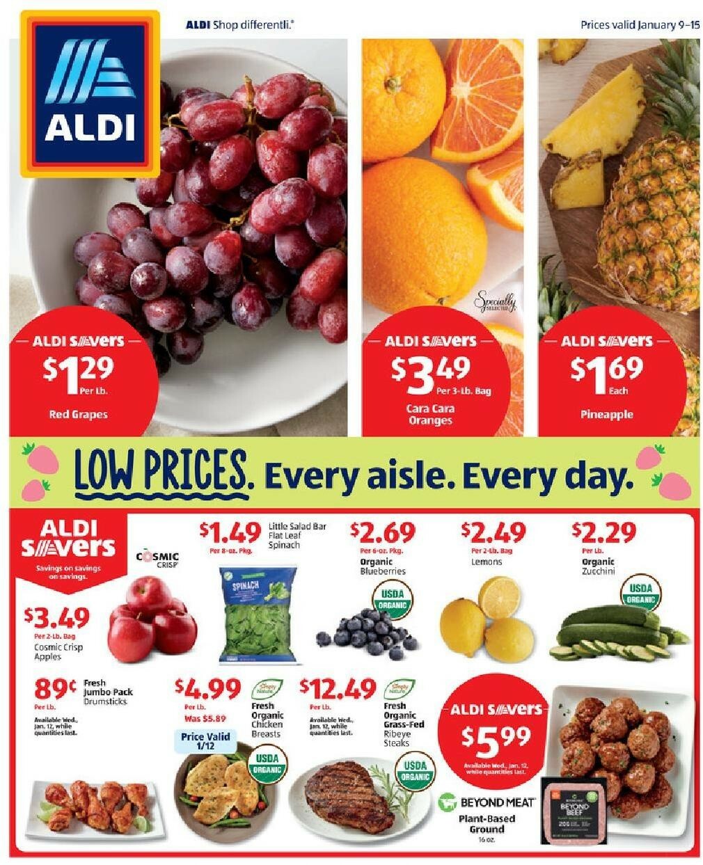 ALDI Weekly Ad from January 9