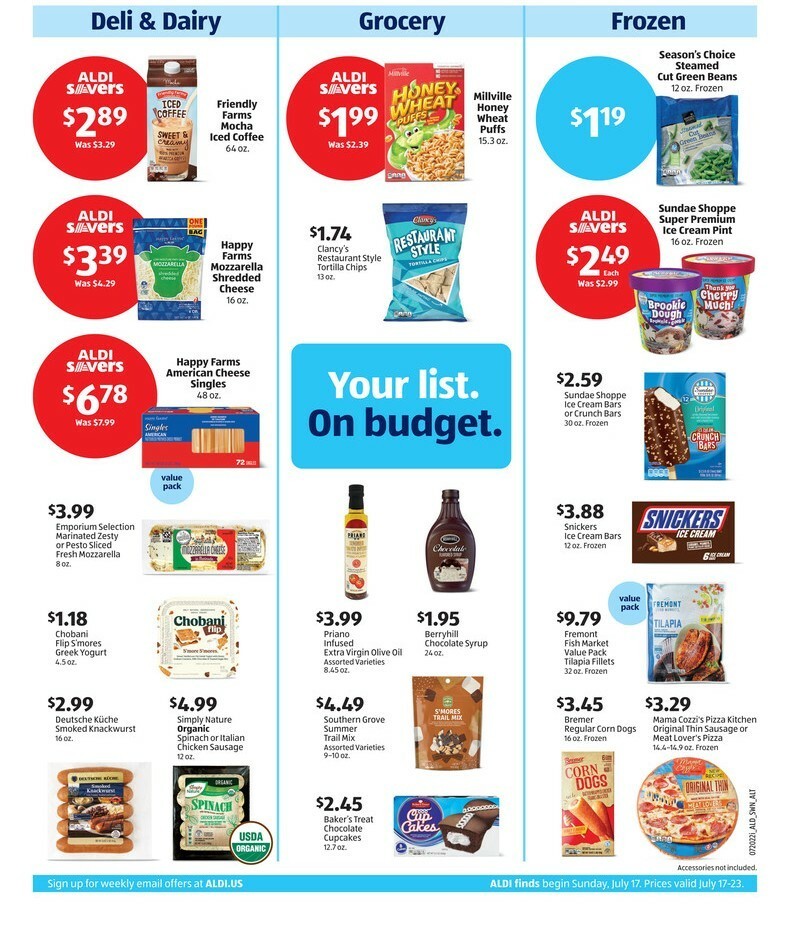 ALDI Weekly Ad from July 17
