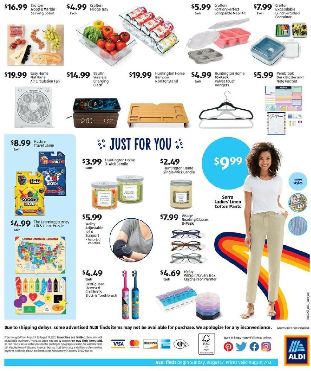 ALDI Weekly Ad from August 7