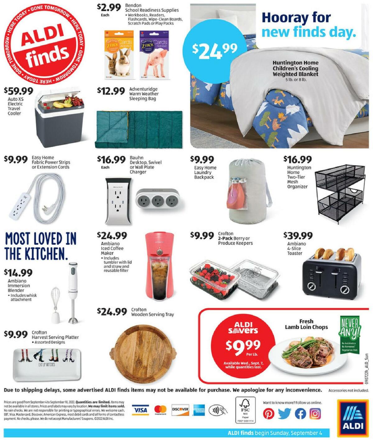 ALDI In Store Ad Weekly Ad from September 4