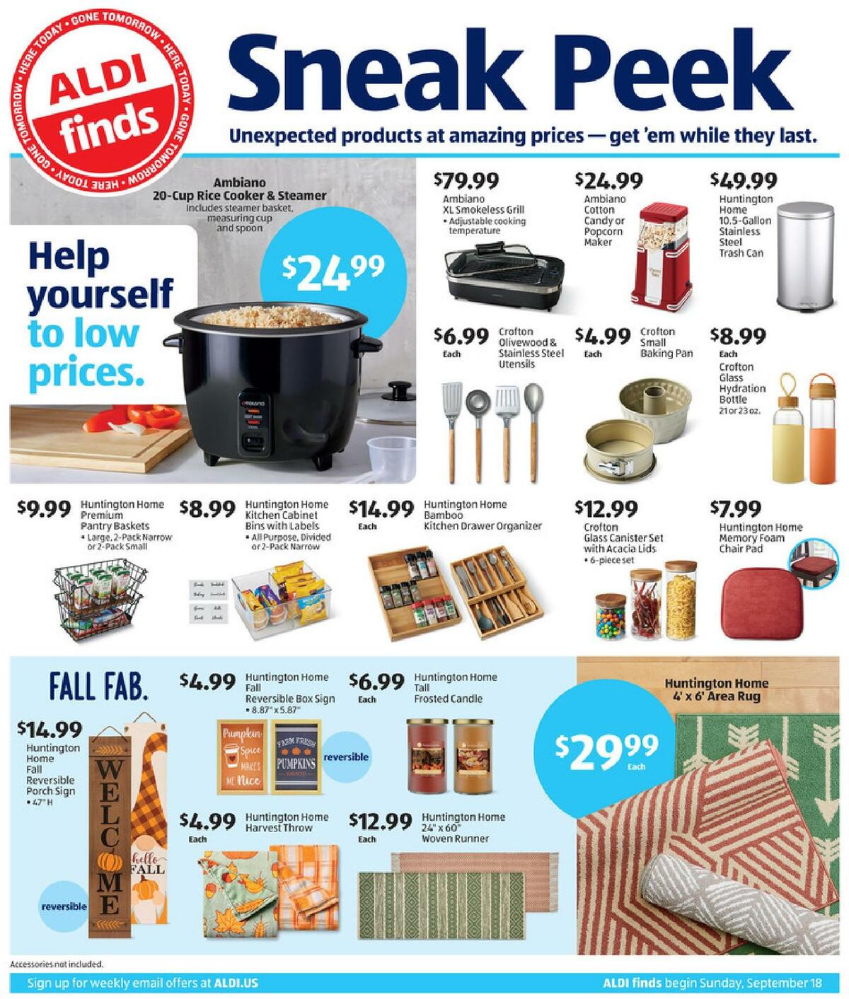 ALDI In Store Ad Weekly Ad from September 18