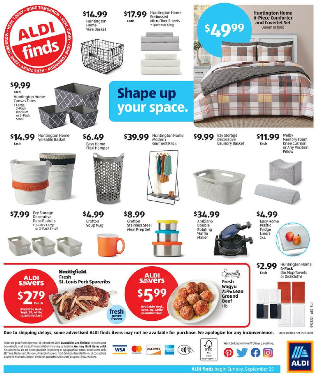 ALDI In Store Ad Weekly Ad from September 25