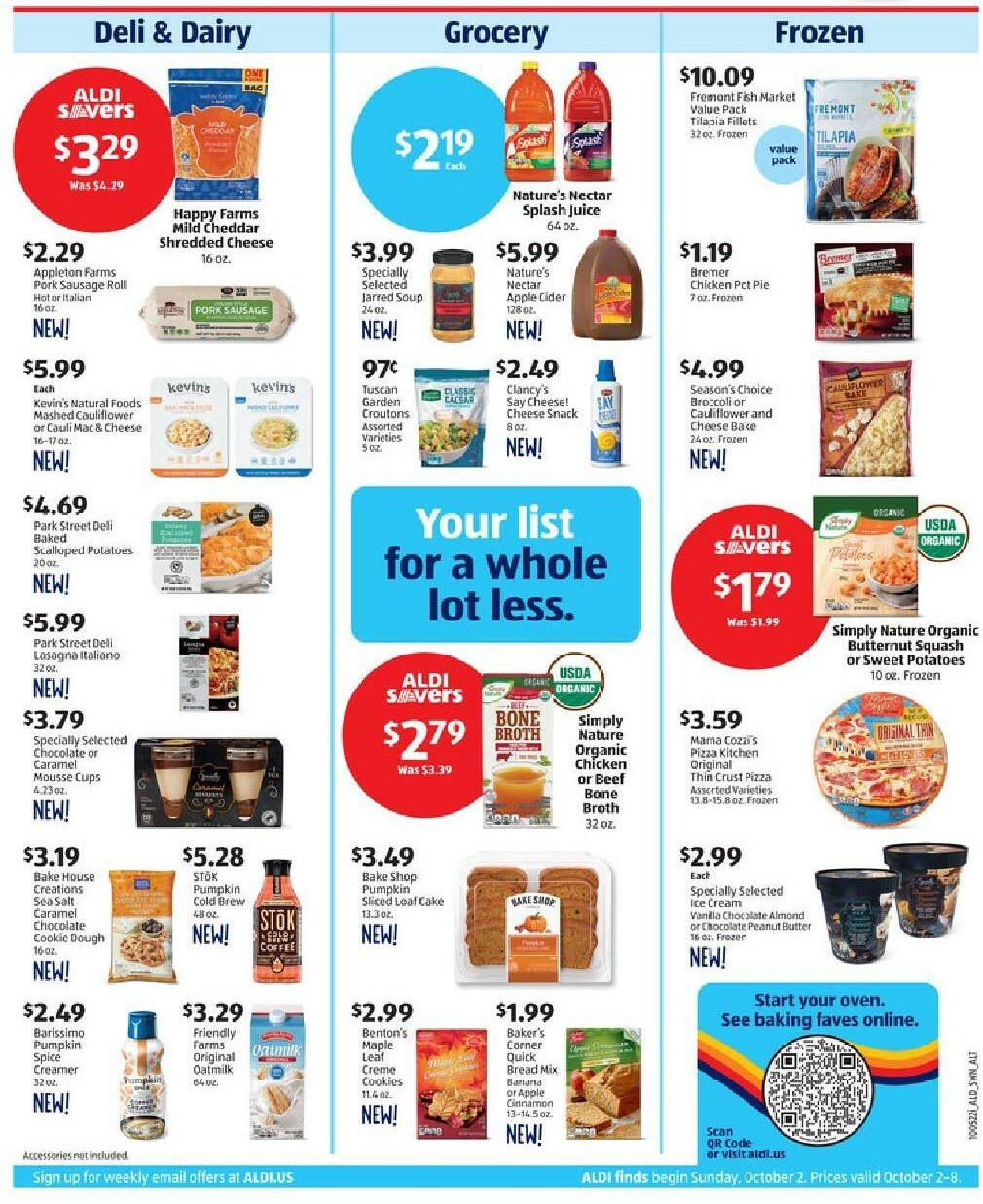 ALDI Weekly Ad from October 2