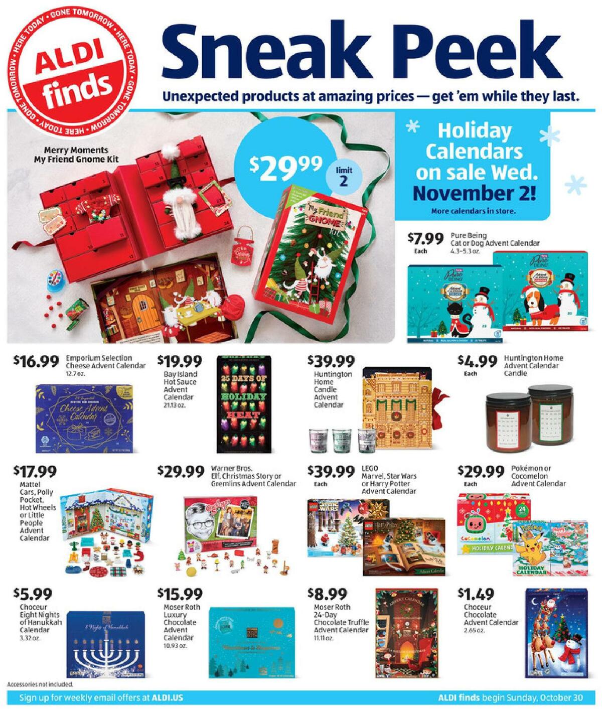 ALDI In Store Ad Weekly Ad from October 30