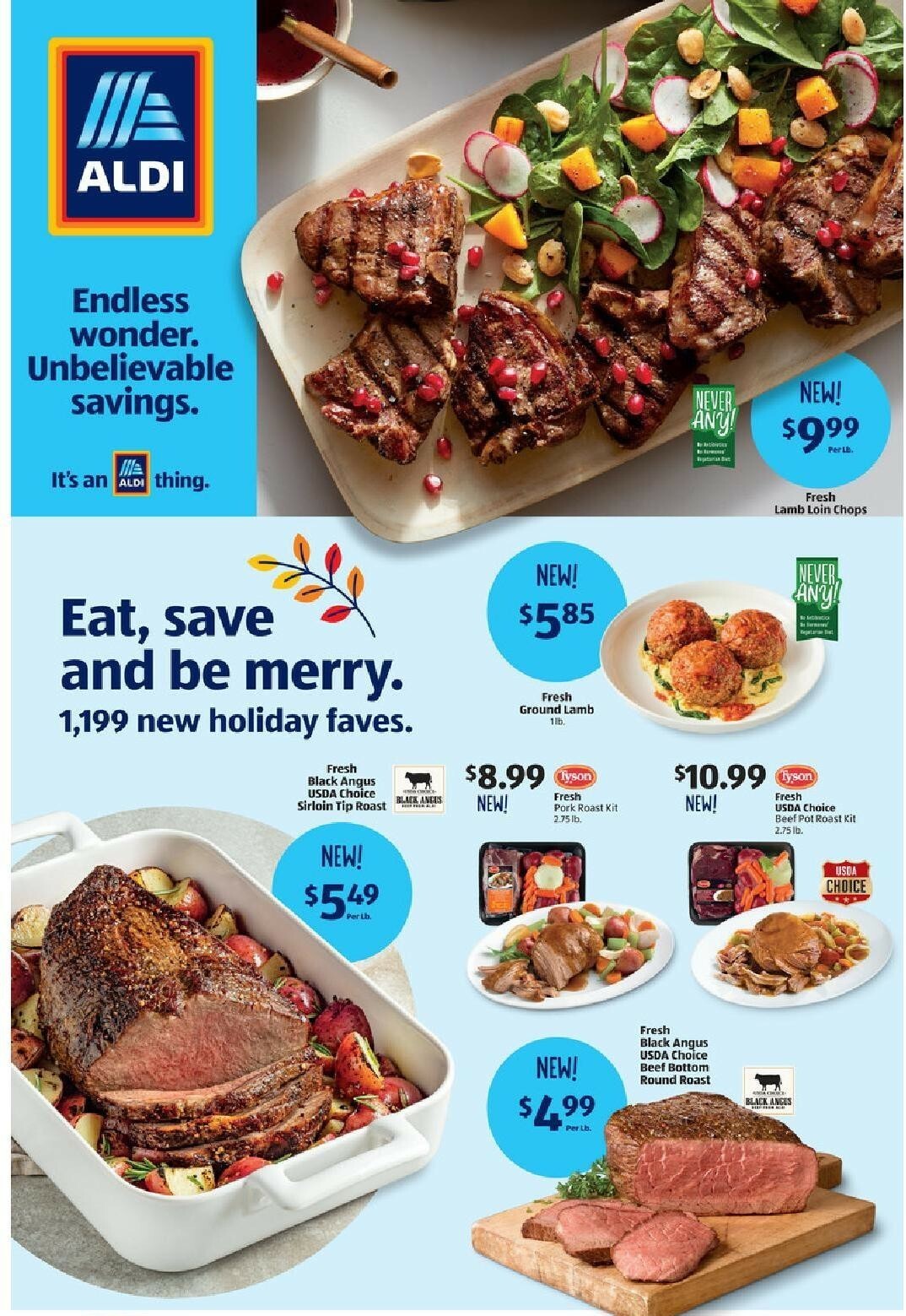 ALDI Seasonal Meat Weekly Ad from November 6