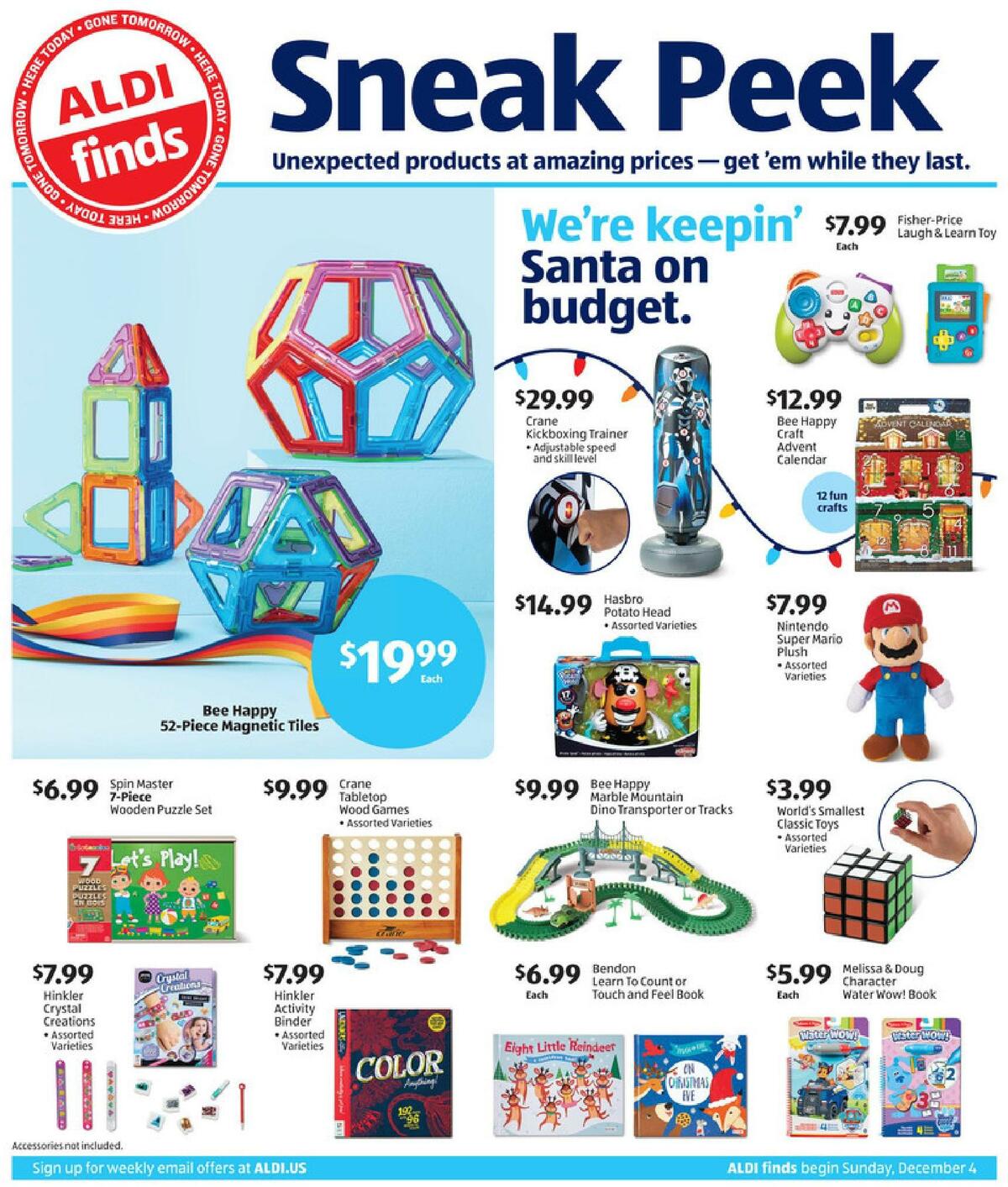 ALDI In Store Ad Weekly Ad from December 4