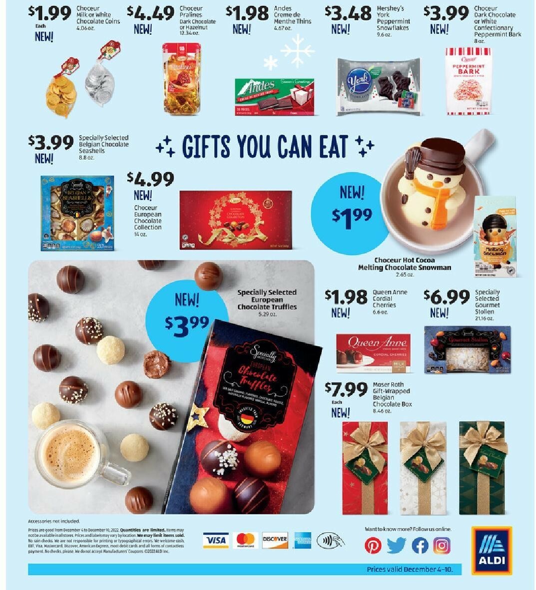 ALDI Holiday Treats Weekly Ad from December 4