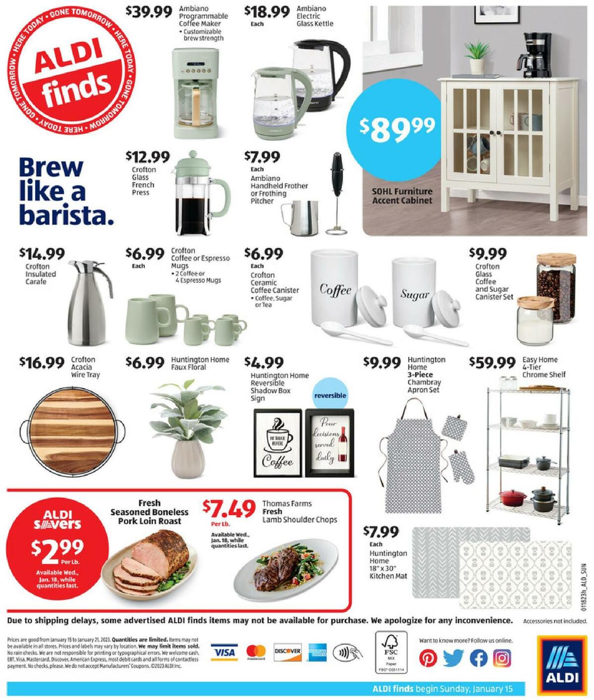 ALDI In Store Ad Weekly Ad from January 15