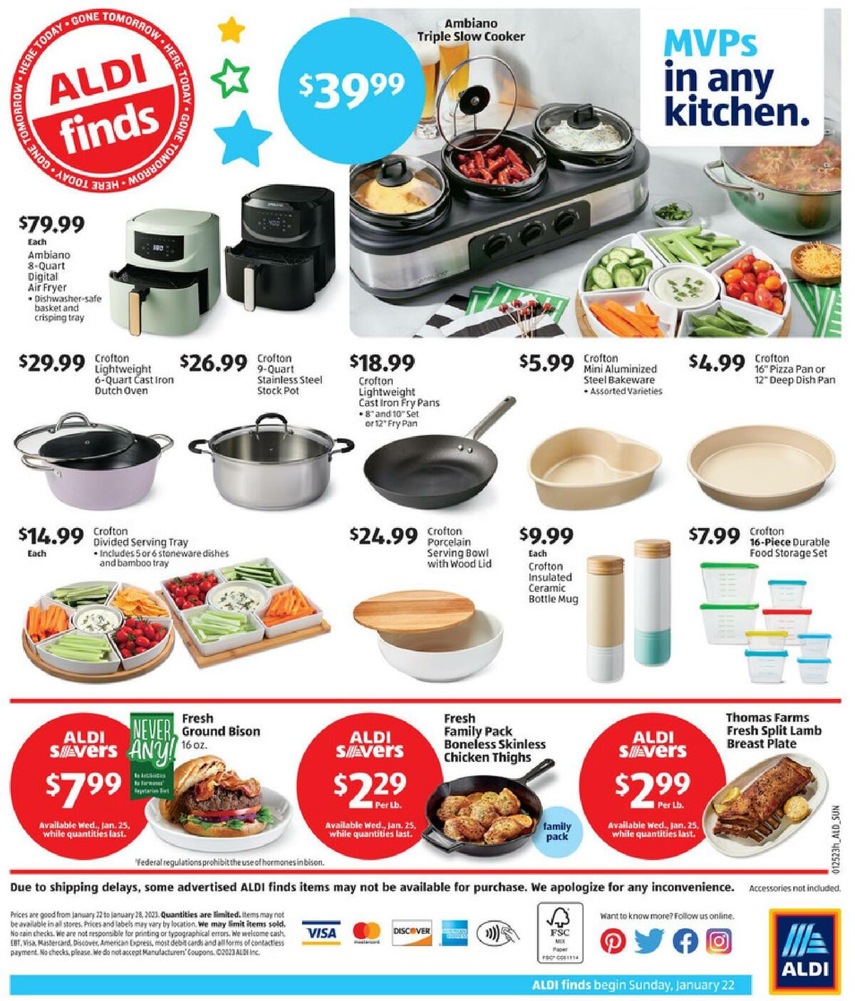 ALDI In Store Ad Weekly Ad from January 22