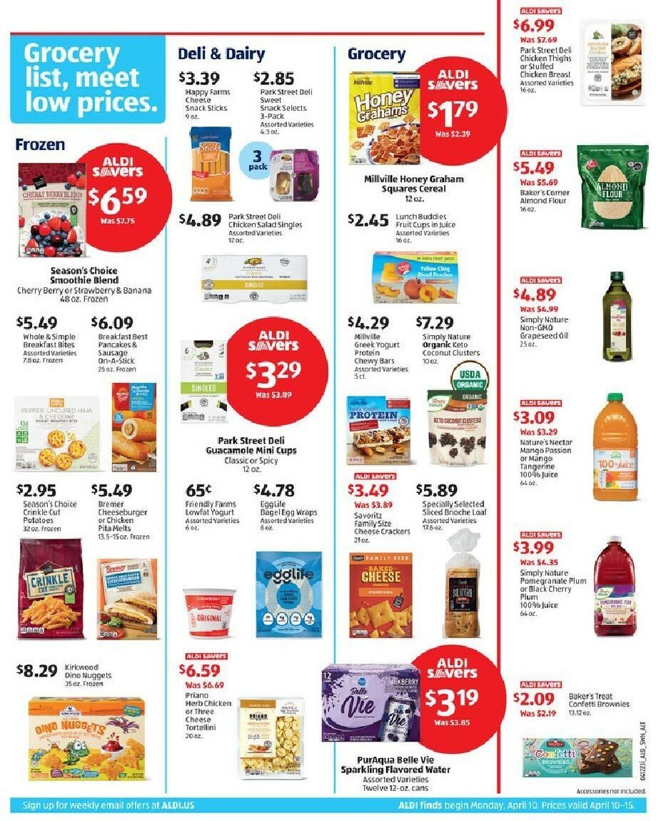 ALDI Weekly Ad from April 9