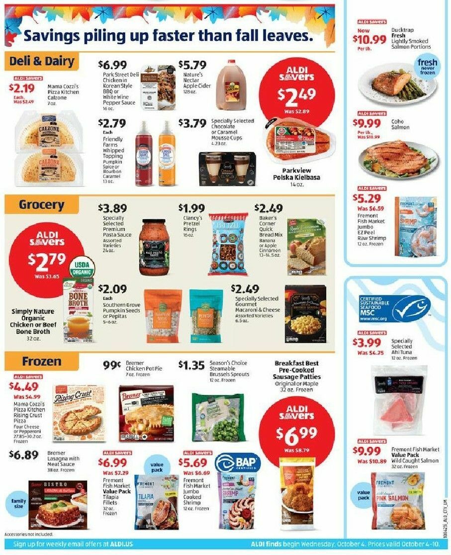 ALDI Weekly Ad from October 4
