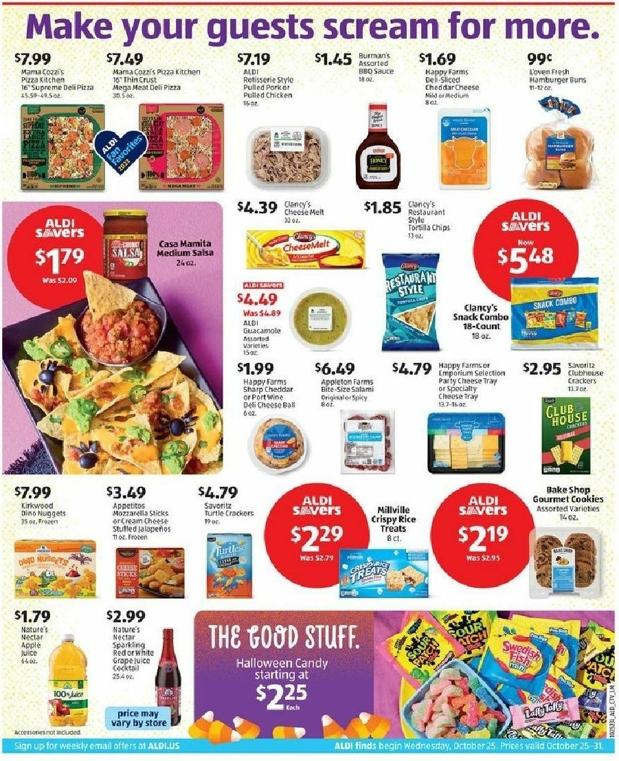 ALDI Weekly Ad from October 25